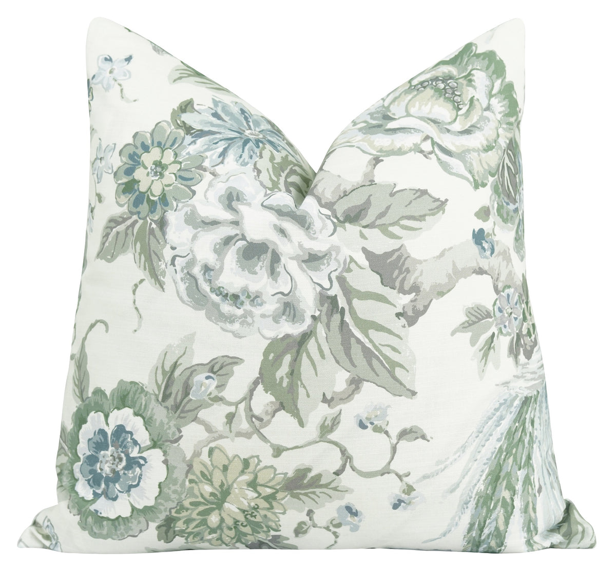 Conover Foam Green Floral Pillow Land of Pillows