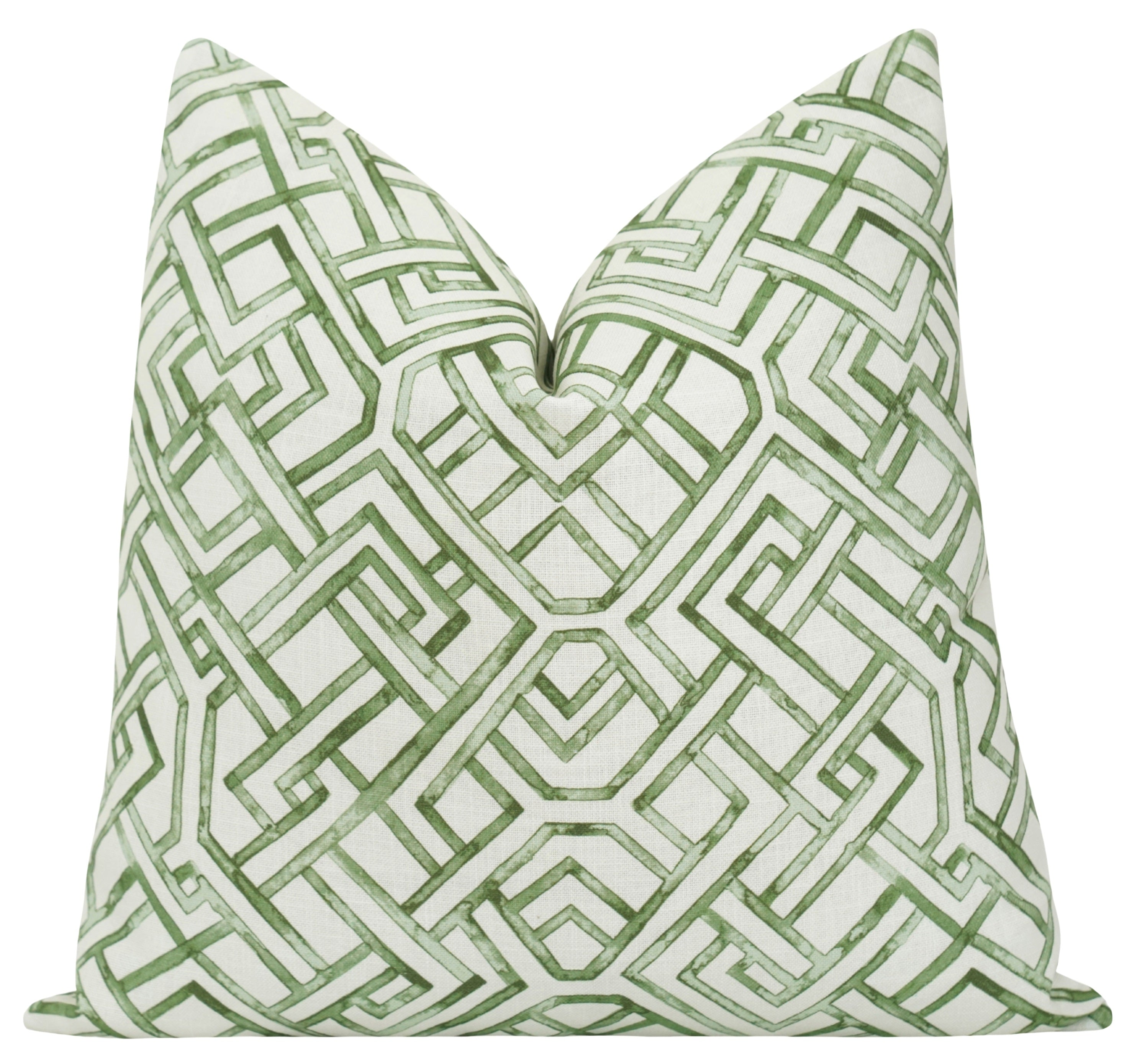 Goshen Greenery Trellis Pillow