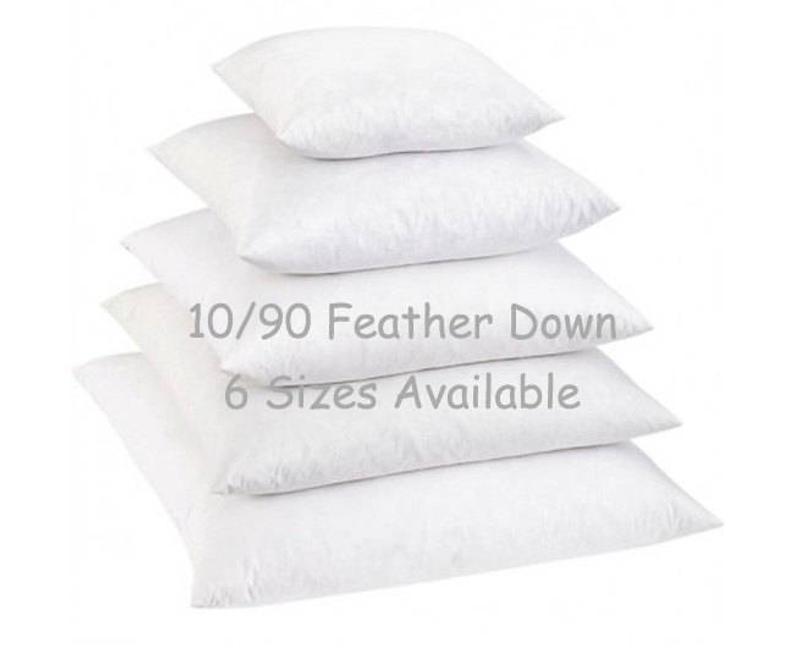 Feather-Down Throw Pillow Insert 12x18