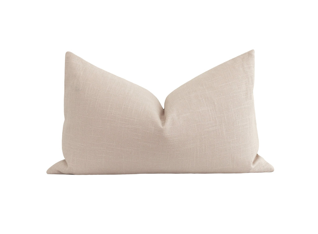 Beige Linen Pillow - Land of Pillows