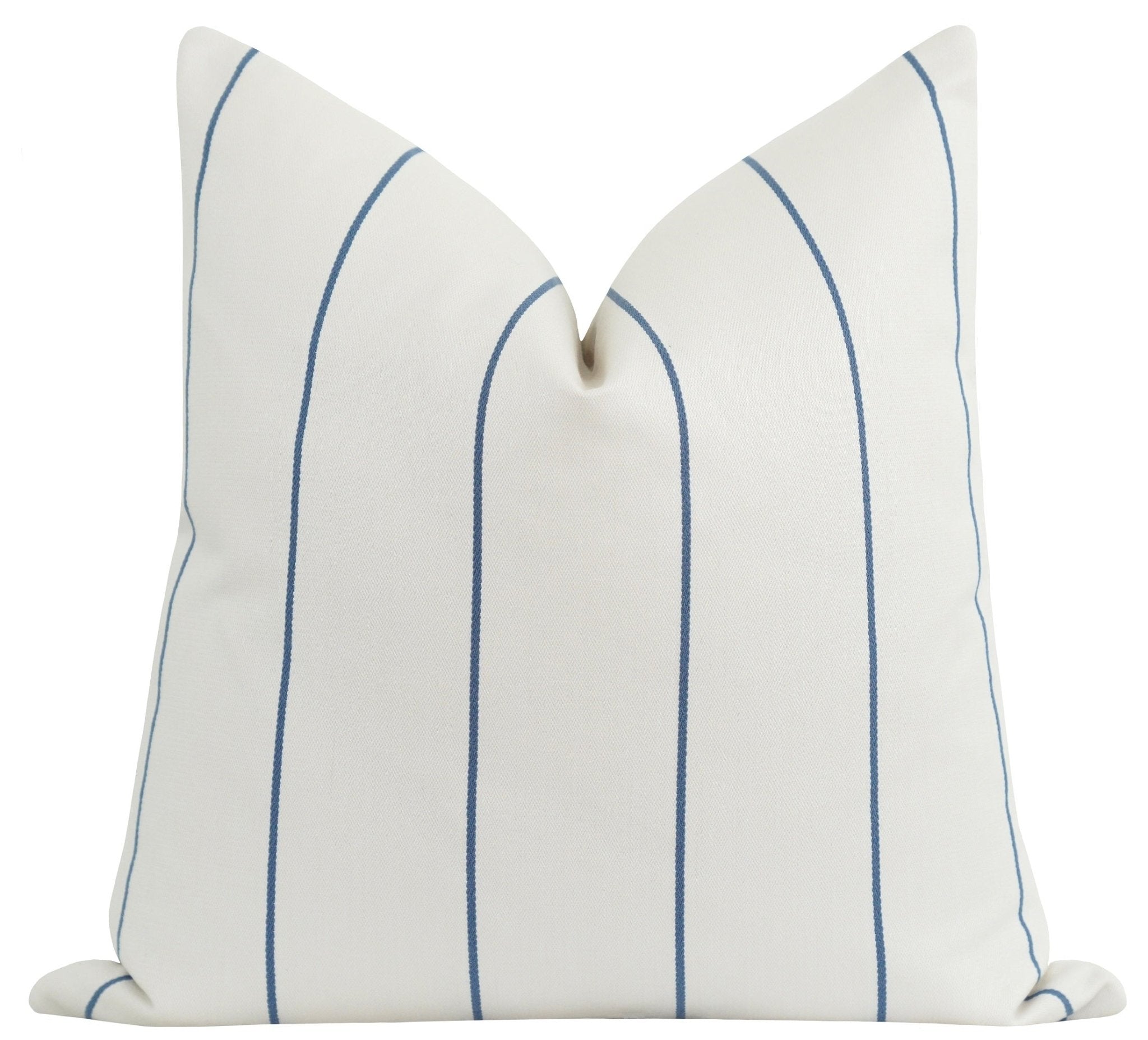 Blue stripe outlet pillow