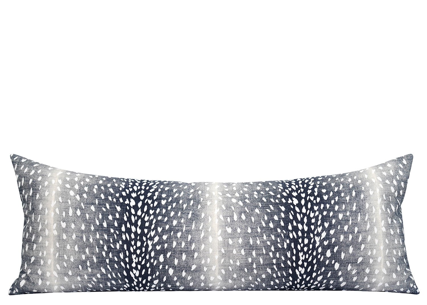 Extra Long Lumbar Navy Antelope Pillow Cover